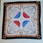 Maurice Lacroix sjaal zijde met luchtbalonen patroon 85x85, Maurice Lacroix, Ophalen of Verzenden, Zo goed als nieuw, Sjaal