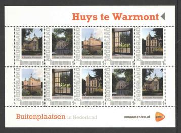 Postzegels Buitenplaatsen in Nederland: Huys te Warmont beschikbaar voor biedingen