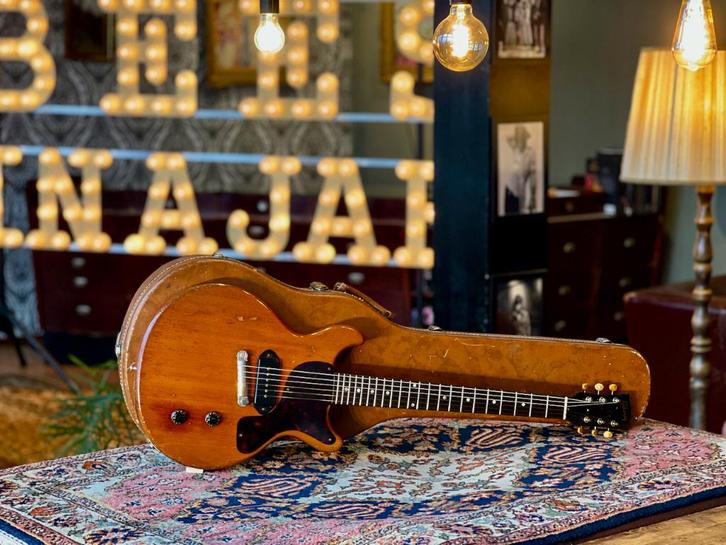1961 Gibson Les Paul Junior Cherry DC Double Cut, Muziek en Instrumenten, Snaarinstrumenten | Gitaren | Elektrisch, Gebruikt, Solid body
