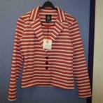 La Ligna rood / creme gestreepte casual blazer mt S nr 33091, ., Nieuw, Ophalen of Verzenden, La Ligna