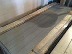 Wandbeschot, plafonddelen 13x135  2m65 lang grijs geborsteld