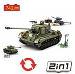 🎁 WW2 Bouwstenen - I15 - Amerikaanse M26 Tank 2 in 1 🎁, Verzenden, Nieuw, Overige merken
