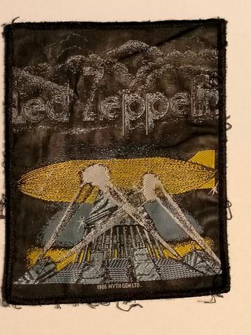Led Zeppelin 1986 vintage muziek patch embleem rock band  beschikbaar voor biedingen