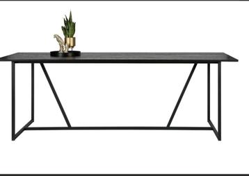 Woood Silas Eettafel Essen Blacknight 220x90x75 , Nieuw beschikbaar voor biedingen