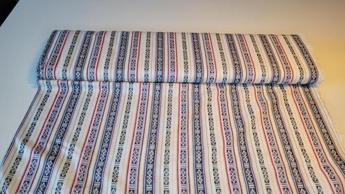 Rol stof "Mexico" wit, Hobby en Vrije tijd, Stoffen en Lappen, Zo goed als nieuw, Polyester, 120 cm of meer, 200 cm of meer, Wit