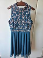 Lace & Beads gala-jurk mt L open rug gevoerd, Galajurk, Blauw, Maat 42/44 (L), Ophalen of Verzenden