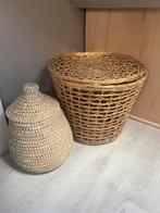 Grote rotan mand, Huis en Inrichting, Woonaccessoires | Schalen en Manden, Rond, Ophalen, Riet