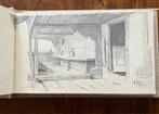 Antiek schetsboek, van Albert Anker, Ophalen of Verzenden, Gelezen