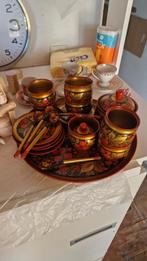 Khokhloma Servies - Handbeschilderd Russisch Houtwerk, Ophalen