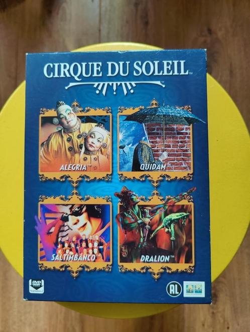 Cirque du Soleil - DVD box - 4 Shows in box, Cd's en Dvd's, Dvd's | Muziek en Concerten, Zo goed als nieuw, Alle leeftijden, Ophalen of Verzenden