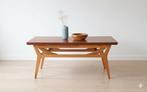 Rare Scandinavian Teak Design Table, Extendable, 60s, Gebruikt, 100 tot 150 cm, 50 tot 75 cm, Teakhout