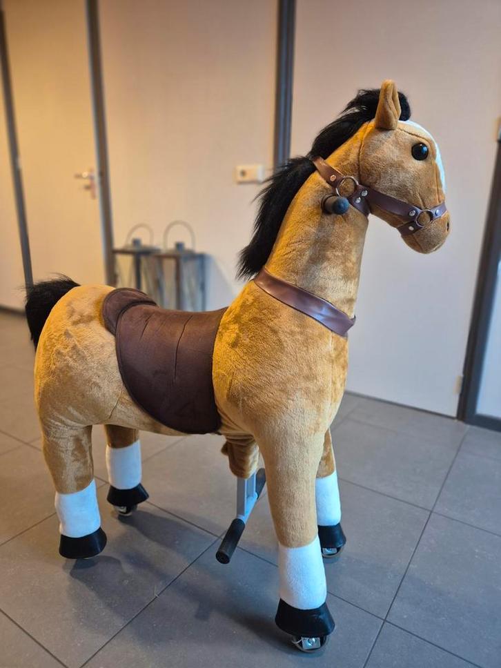 Mechanisch Speelgoedpaard, Kinderen en Baby's, Speelgoed | Knuffels en Pluche, Zo goed als nieuw, Paard, Ophalen