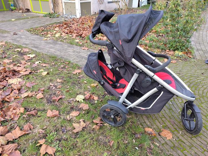 Phil en Teds Duo wagen, Kinderen en Baby's, Kinderwagens en Combinaties, Gebruikt, Combiwagen, Overige merken, Duowagen, Luchtbanden