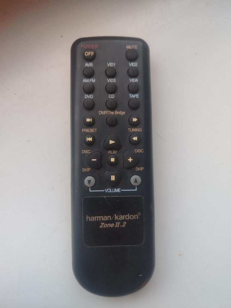 Harman Kardon Zone II Afstandsbediening, Audio, Tv en Foto, Afstandsbedieningen, Gebruikt, Origineel, Receiver of Versterker, Ophalen of Verzenden