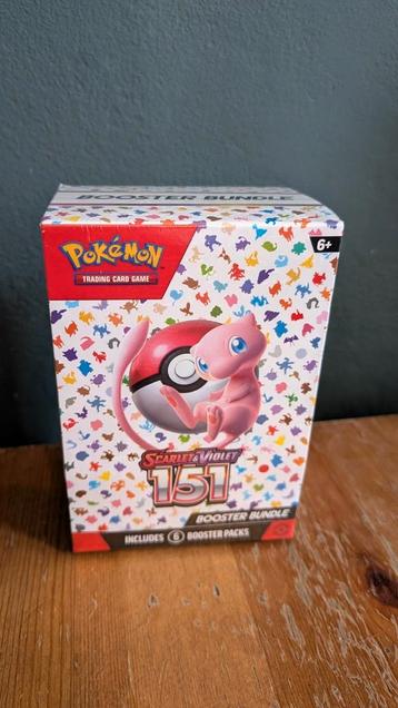 Pokémon 151 MEW Booster Bundel Sealed Nieuw beschikbaar voor biedingen