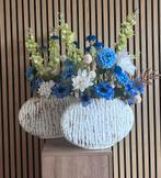 Platte vazen met kunstbloemen, Ophalen, Nieuw, Binnen