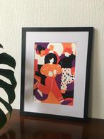Handgemaakte linodruk print A4-formaat ZONDER lijst, Minder dan 50 cm, Ophalen of Verzenden, Minder dan 50 cm, Print