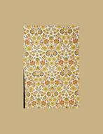 4790 bloemen behang oker vrolijk  jaren 70 70s vintage swiet, Huis en Inrichting, Stoffering | Behang, Verzenden, Bruin