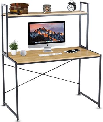 Xergonomic Industrieel bureau met plank (nr.293)