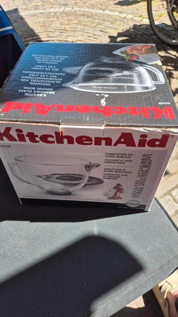KitchenAid 5K5GB glazen mengkom  beschikbaar voor biedingen