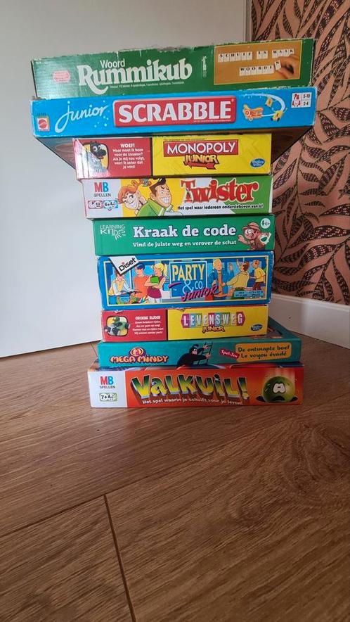Gezelschapsspellen Collectie - Rummikub, Scrabble, Meer!, Hobby en Vrije tijd, Gezelschapsspellen | Bordspellen, Gebruikt, Een of twee spelers