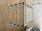 Designer glazen salontafel Galotti & Radice, Huis en Inrichting, Minder dan 55 cm, Vierkant, Designer, Ophalen