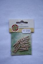 4 zakjes a 6 st. Mini-mini wasknijpertjes, Ophalen of Verzenden, Nieuw, Materiaal