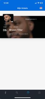 Bryson Tiller Golden Circle ticket 6 mei, Tickets en Kaartjes
