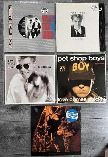 Pet Shop Boys - 5x Vinyl 12" maxi singles (1985-1987) beschikbaar voor biedingen