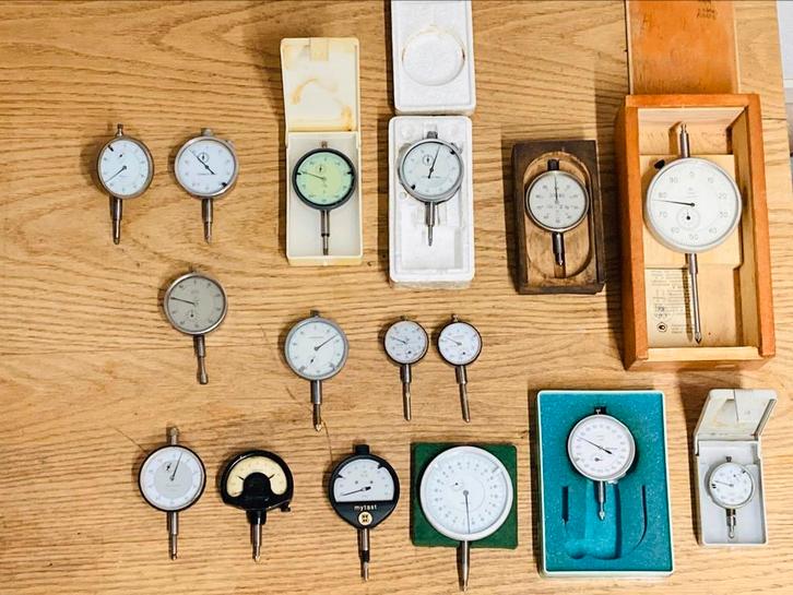 Meetklokken draaibank freesbank, Doe-het-zelf en Verbouw, Gereedschap | Freesmachines, Zo goed als nieuw, Elektrisch, Overige soorten