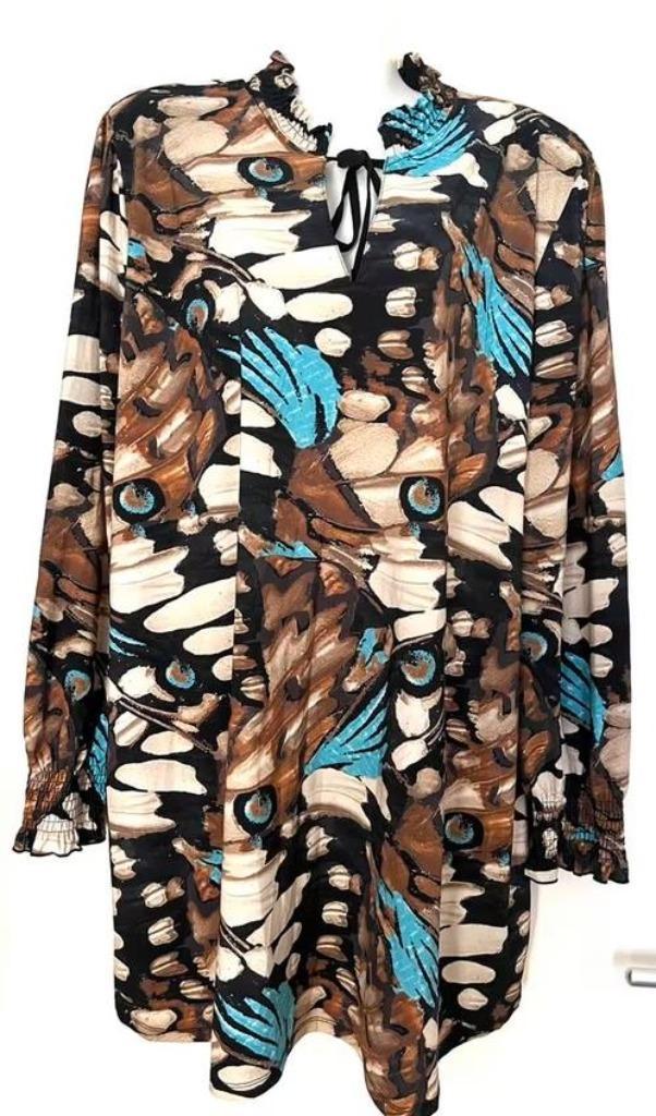 + Basics tuniek maat 50[v], Kleding | Dames, Grote Maten, Zo goed als nieuw, Blouse of Tuniek, Overige kleuren, Ophalen of Verzenden