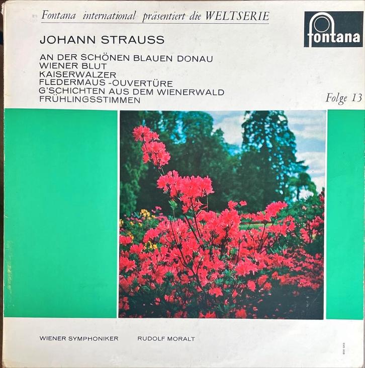 Vinyl / LP Johan Strauss - Wiener Symphoniker, Rudolf Moralt, Cd's en Dvd's, Vinyl | Klassiek, Gebruikt, Romantiek, Opera of Operette