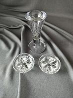 Kristallen Kandelaar Dansk Design, Huis en Inrichting, Woonaccessoires | Kandelaars en Kaarsen, Overige materialen, Wit, Ophalen of Verzenden