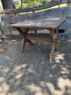 Oude houten tuintafel, Ophalen, Zo goed als nieuw, Rechthoekig, Hout