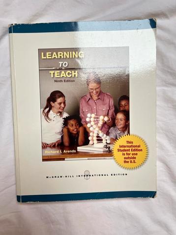 Learning to Teach - Richard I. Arends beschikbaar voor biedingen