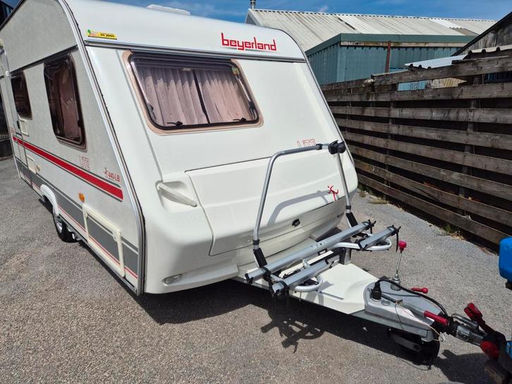 Beyerland 4400 LB Lite Mover volautomatisch Luifel,Fransbed, Caravans en Kamperen, Caravans, Bedrijf, tot en met 4, 750 - 1000 kg