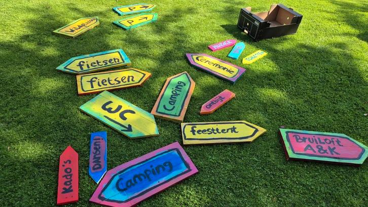 Houten bordjes, diverse maten, Hobby en Vrije tijd, Knutselen, Gebruikt, Knutselwerk, Ophalen of Verzenden