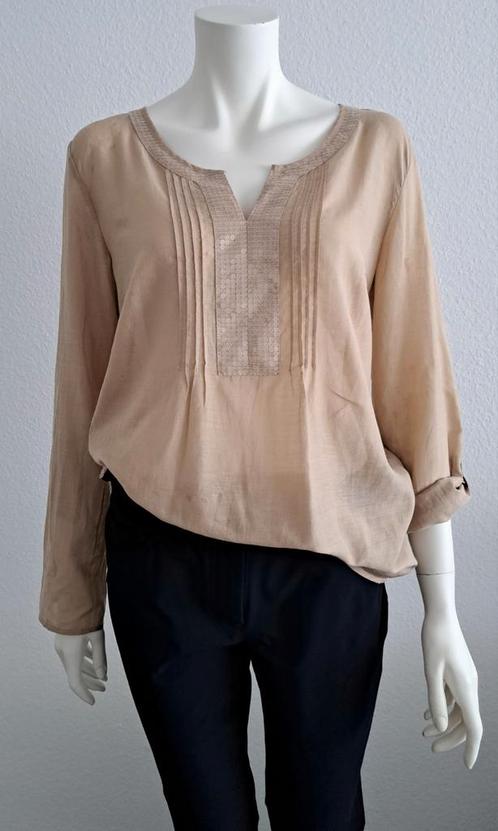 Blouse van Styles & Co. Chique en luchtig (mt M), Kleding | Dames, Blouses en Tunieken, Zo goed als nieuw, Maat 38/40 (M), Beige