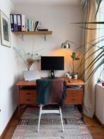 Vintage Mahonie Bureau, Huis en Inrichting, Bureaus, Ophalen, Gebruikt, Bureau