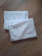 2 witte wieglakens van 75 x 100 cm, katoen, HEMA, Ophalen of Verzenden, Zo goed als nieuw, Jongetje of Meisje