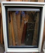 hardhouten draai-kip kozijn 100x130 met dubbel glas en hor, Gebruikt, Raamkozijn, Inclusief glas, 75 tot 150 cm