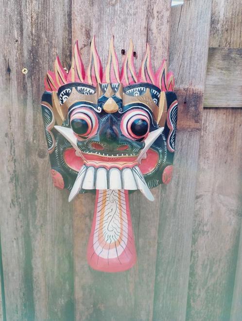 Indonesische houten Barong masker, Antiek en Kunst, Kunst | Niet-Westerse kunst, Ophalen of Verzenden
