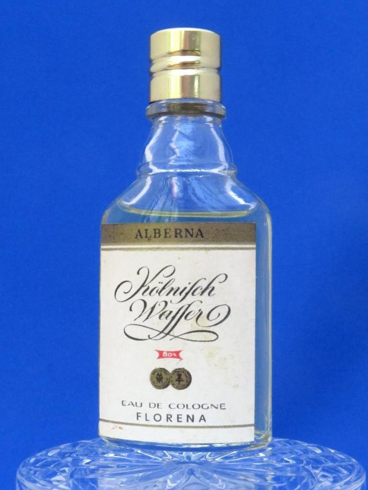 Maxi - FLORENA - Kolnisch Wasser - 30ml - edc - 9,2cm, Verzamelen, Parfumverzamelingen, Gebruikt, Miniatuur, Gevuld, Ophalen of Verzenden