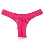 scrunch ribbel string bikini broekje PINK 32 34 36 38, Nieuw, Bikini, Ophalen of Verzenden, Roze