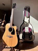 Ibanez PF15ECE elektro-akoestische gitaar + tas+ accessoires, Ophalen, Zo goed als nieuw, Western- of Steelstringgitaar, Met koffer