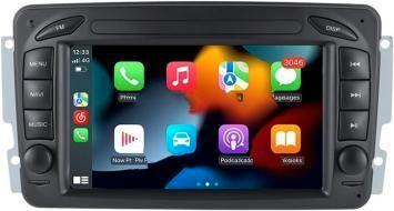 Android 14 Navigatie mercedes C klasse w203 2003 carplay usb, Auto diversen, Autoradio's, Nieuw, Ophalen of Verzenden
