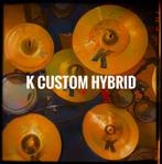 pre-owned Zildjian K Custom HYBRID cymbals, Gebruikt, USA, Drums of Percussie, Ophalen of Verzenden