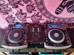 2* Numark NDX 800 inclusief flightcase en Mixer M101 Numark, Ophalen, Gebruikt, Numark