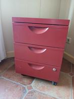 Rode metalen ladekast Ikea, Huis en Inrichting, Ophalen