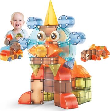 JUST23 Magnetic Tiles KBMS64 - Magnetisch Speelgoed  beschikbaar voor biedingen